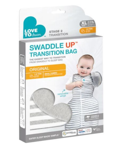 Love To Dream Transition Bag Gray - XL 1.0 Tog