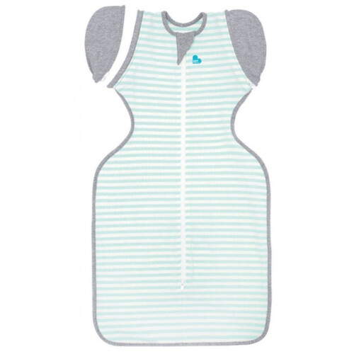 Love To Dream Swaddle UP Transition Bag Original 1.0 Tog - Mint Stripe - Medium