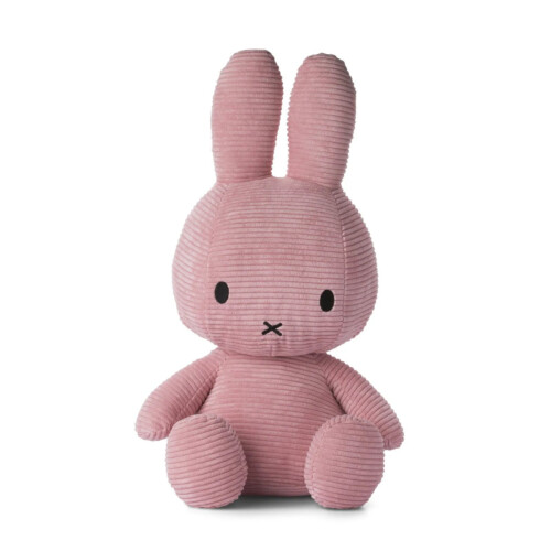 Miffy Sitting Corduroy Pink - 50cm - 20"