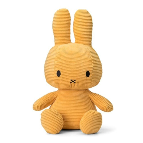 Miffy Sitting Corduroy Yellow - 50cm - 20"