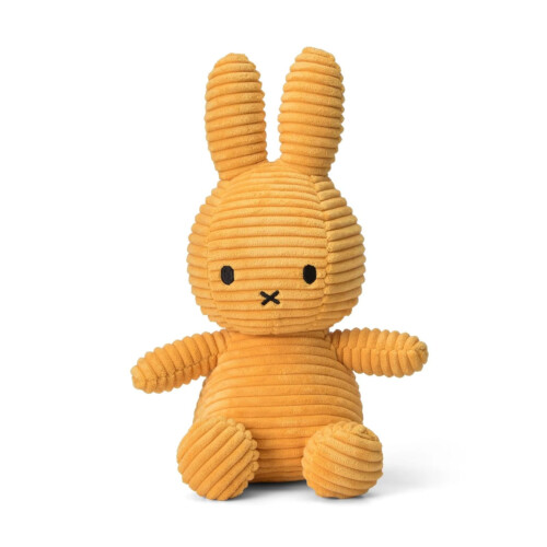 Miffy Sitting Corduroy Yellow - 23cm - 9"