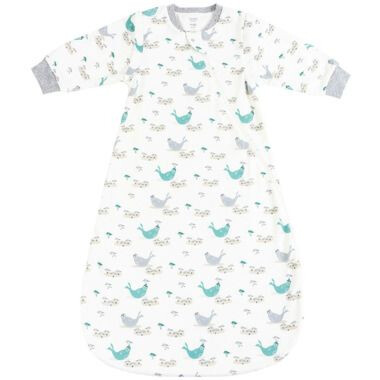Nest Designs Organic Cotton Long Sleeve Footed Sleep Bag 1.0 TOG - Basking Buddies 6M-18M