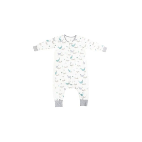 Nest Designs Bamboo Pima Long Sleeve Footed Sleep Bag 0.6 TOG - Basking Buddies 18M-2.5T