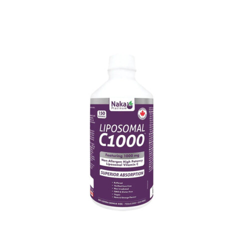 Naka Platinum LIPOSOMAL C 1000 Superior Absorption 750ml @