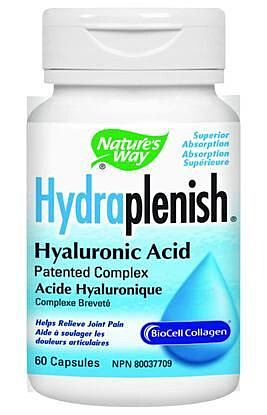 Nature's Way Hydraplenish Hyaluronic Acid 60 Capsules