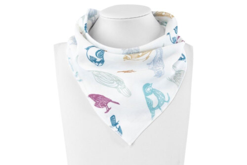 Nest Designs Bamboo Baby Bandana Bib - Birder's Paradise