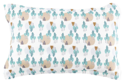 Nest Designs Organic Cotton Toddler Pillowcase (Medium) - Where's The Bear