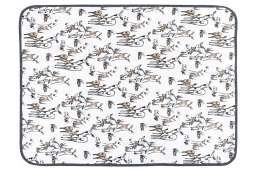 Nest Designs Organic Cotton Waterproof Change Pad (Small) - Deers