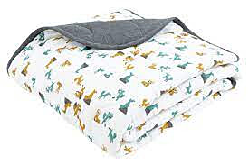 Nest Designs Quilted Bamboo Winter Blanket (Crib) - Foxtrot