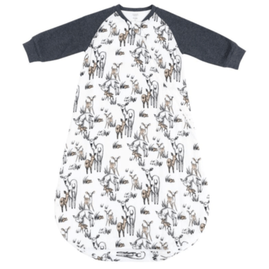 Nest Designs Raglan Bamboo Long Sleeve Sleep Bag - Mama Deerest 2.5Tog 6M+