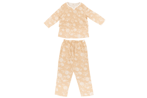 Nest Designs Women's Bamboo Pima 3/4 Sleeve Nursing PJ Set - Ox-Standing L