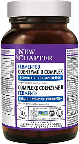 New Chapter Fermented Vitamin B Complex 30Tablets @