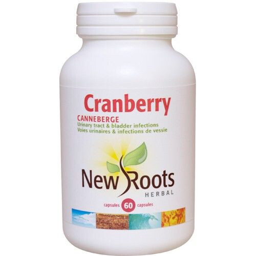 New Roots Cranberry 600mg  60Veg Capsules @