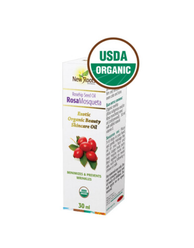New Roots Herbal Organic Rosa Mosqueta Seed Oil (Rosehip) 30ml @