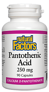 Natural Factors D'Pantothenic 250MG 90 Capsules