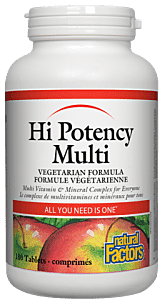 Natural Factors Multi Hi Potency Tab 210