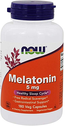 NOW Foods Melatonin 5mg 180 Capsules