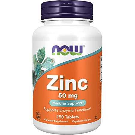 NOW Foods Zinc Gluconate 50mg 250Tablets