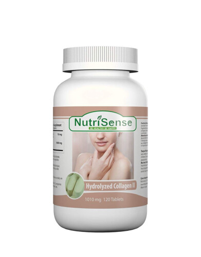 Nutrisense Hydrolyzed Collagen II 1010mg 120Tablets