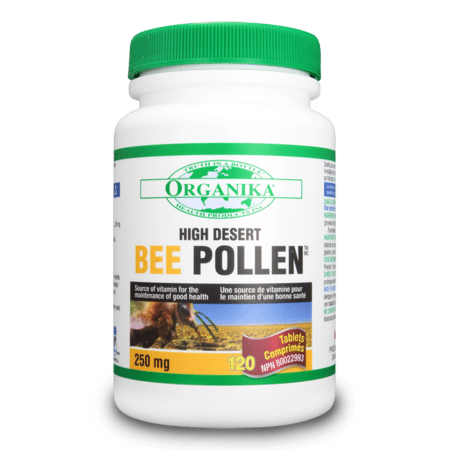 Organika Bee Pollen 250mg 120 Tablets