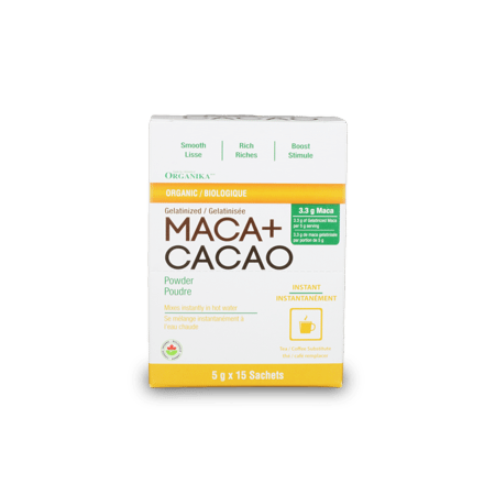Organika Maca Powder + Cacao 5g x 15 Sachets