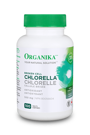 Organika Chlorella 500mg 100 Tablets