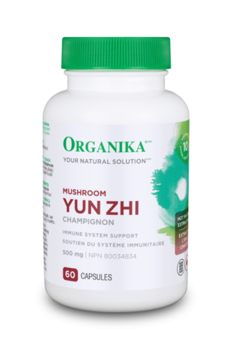 Organika Yun Zhi PS-P Mushroom 500mg 60 Capsules
