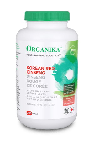 Organika Ginseng Korean Red 500mg 200 Caps