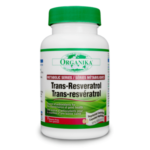 Organika Trans-Resveratrol 200mg 60Vcapules