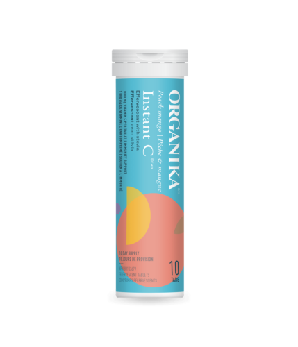 Organika Instant C- Peach Mango 10 Tablets @
