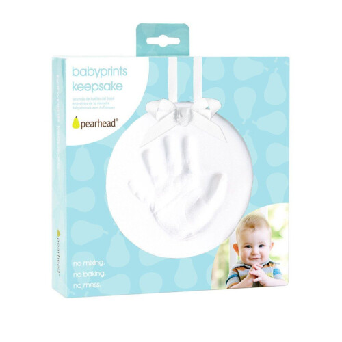 Pearhead BabyPrint Ornament Circle White