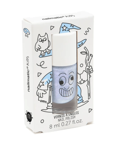 Nailmatic Merlin Kids Water-Based Nail Polish - Pearly Blue 8ml
