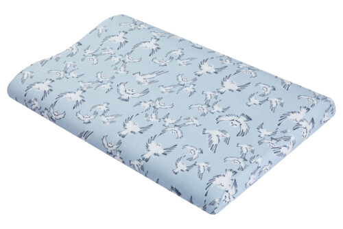 Nest Designs Organic Cotton Toddler Pillow with Pillowcase (Small) - Guess Hoo