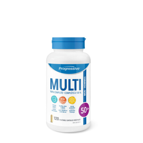 Progressive MultiVitamins for Men 50+ 120 Capsules @
