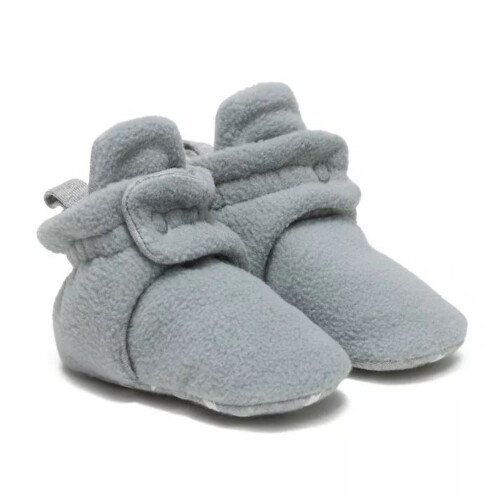 Ro+Me by Robeez Cozy Caleb Bootie - Grey Size 6-12M