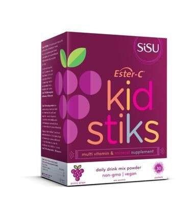 SISU Ester-C Kid Sticks Groovy Grape 30packets *****Discontinue