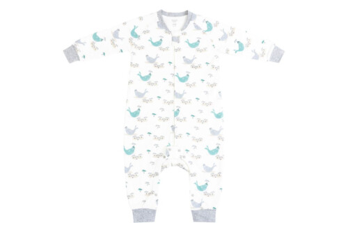 Nest Designs Organic Cotton Long Sleeve Footed Sleep Bag 1.0 TOG - Basking Buddies 2.5T- 4T