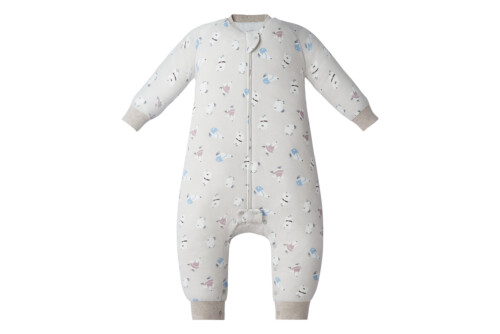 Nest Designs Organic Cotton Long Sleeve Footed Sleep Bag 1.0 TOG - Winter Skate 2.5T-4T