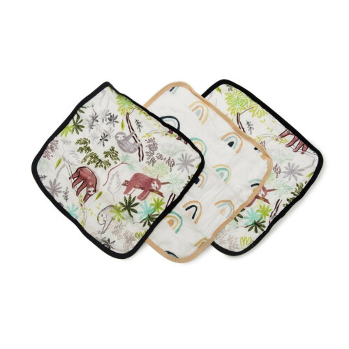 Loulou Lollipop Washcloth Set Sloth