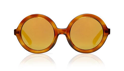 Sons + Daughters Sunglasses Lenny Yellow Creme Brulee with Mirror