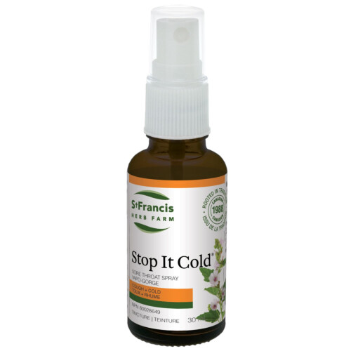 St. Francis Herb Farm Stop It Cold Throat Spray 30ml @