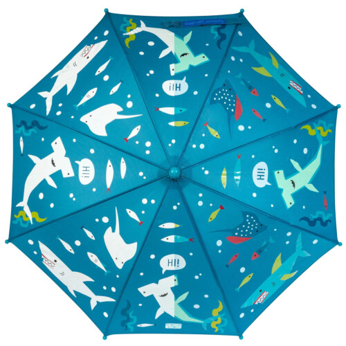 Stephen Joseph Changing Umbrella - Blue Sharks Color