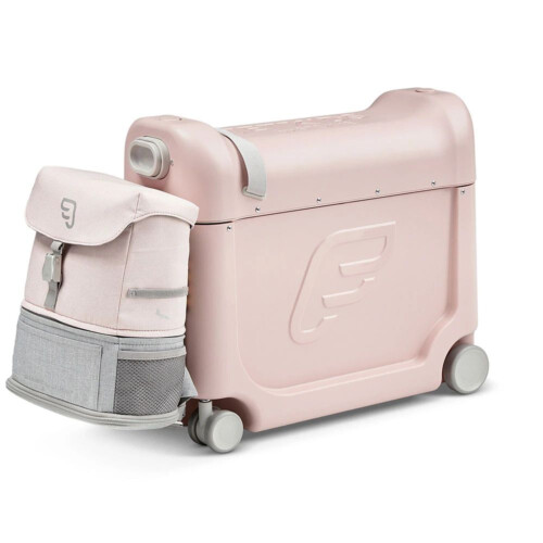 Stokke JetKids BedBox + Crew BackPack Travel Bundle - Pink