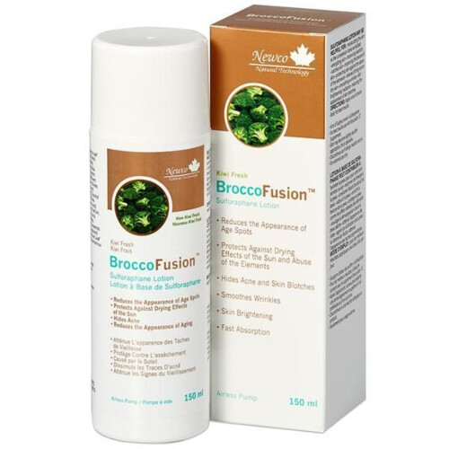 Newco BroccoFusion Sulforaphane Lotion Kiwi Pump 150ml