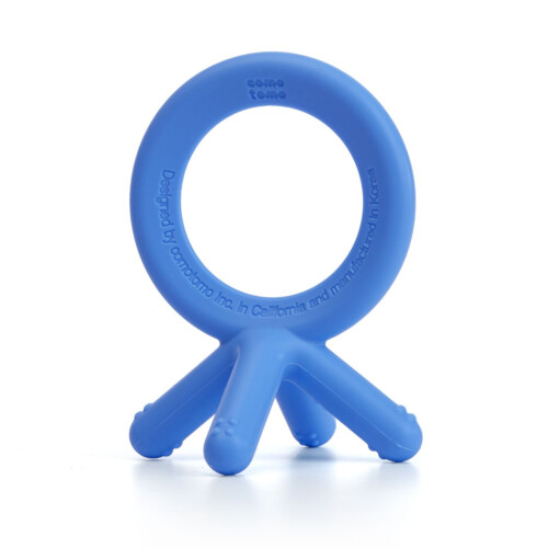 COMOTOMO  Silicone Baby Teether - Blue