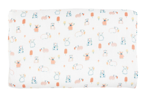 Nest Design Bamboo Toddler Pillow with Pillowcase - Summer Graze Small 45x30cm