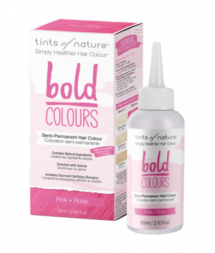 Tints of Nature Bold Colour Semi-Permanent Hair Colour - Pink 70ml
