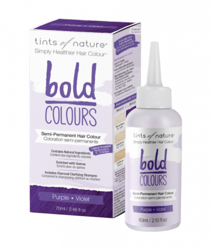 Tints of Nature Bold Colour Semi-Permanent Hair Colour - Purple 70ml