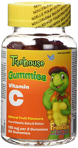 TreeHouse Vitamin C 125mg 60 Gummies