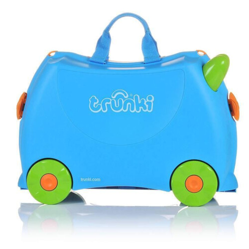 Trunki Children's Ride On Suitcase Terrance Blue